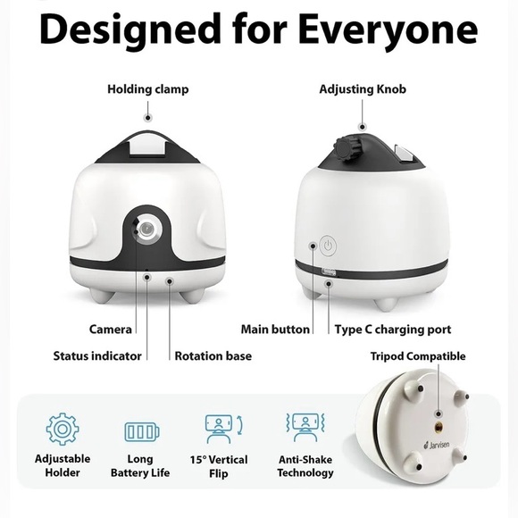 Gimbal Camera 360 Degree Smart Shooting Phone Holder - Picture 5 of 7